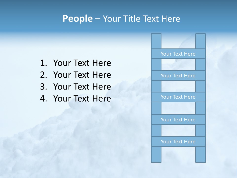 Pile Of Snow PowerPoint Template