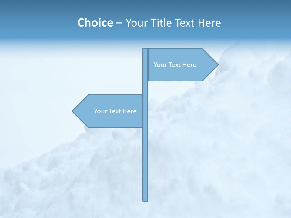 Pile Of Snow PowerPoint Template