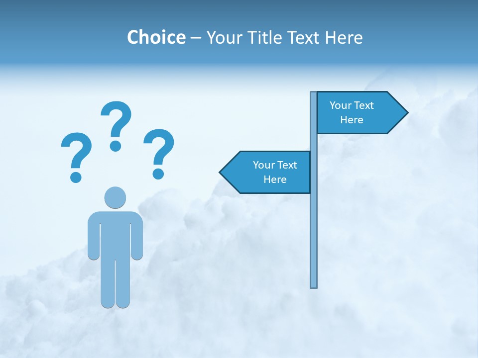 Pile Of Snow PowerPoint Template
