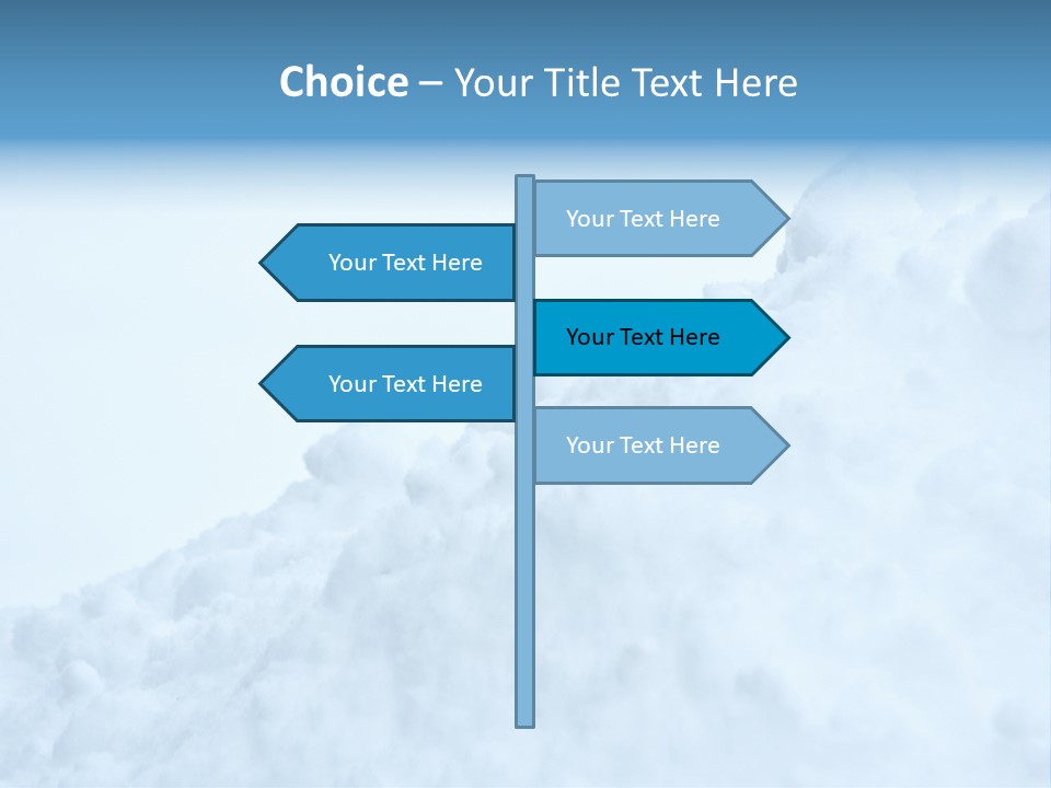 Pile Of Snow PowerPoint Template