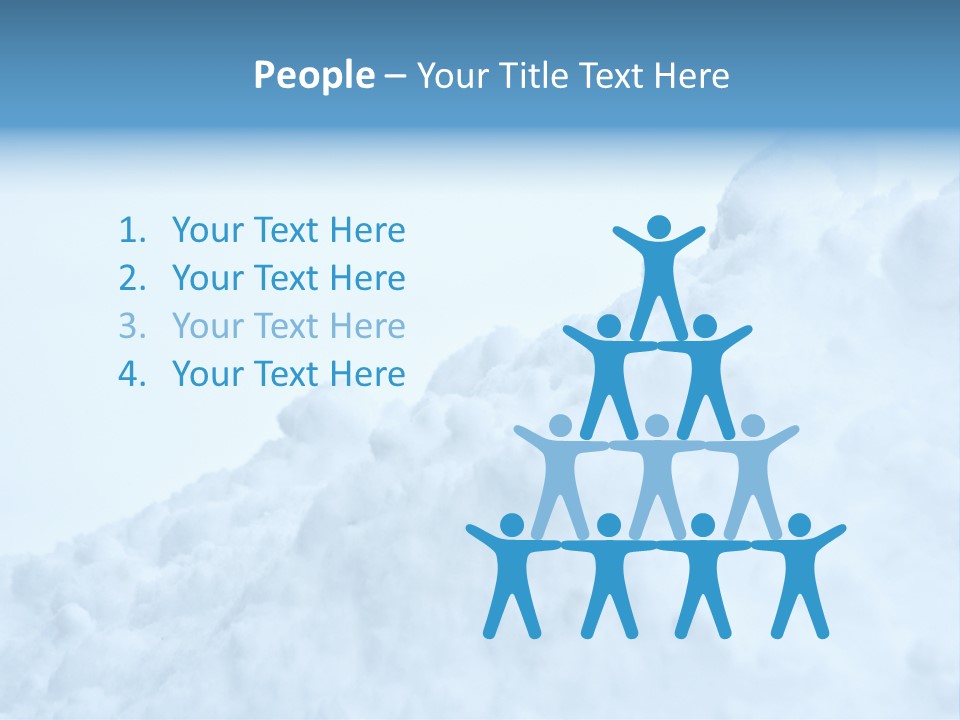 Pile Of Snow PowerPoint Template