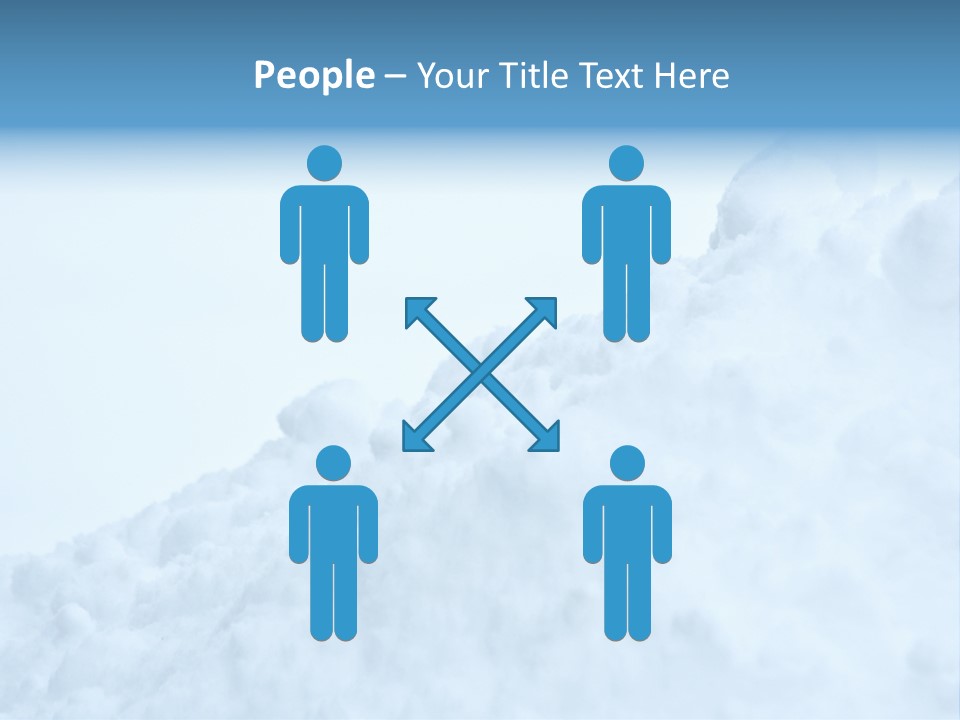 Pile Of Snow PowerPoint Template