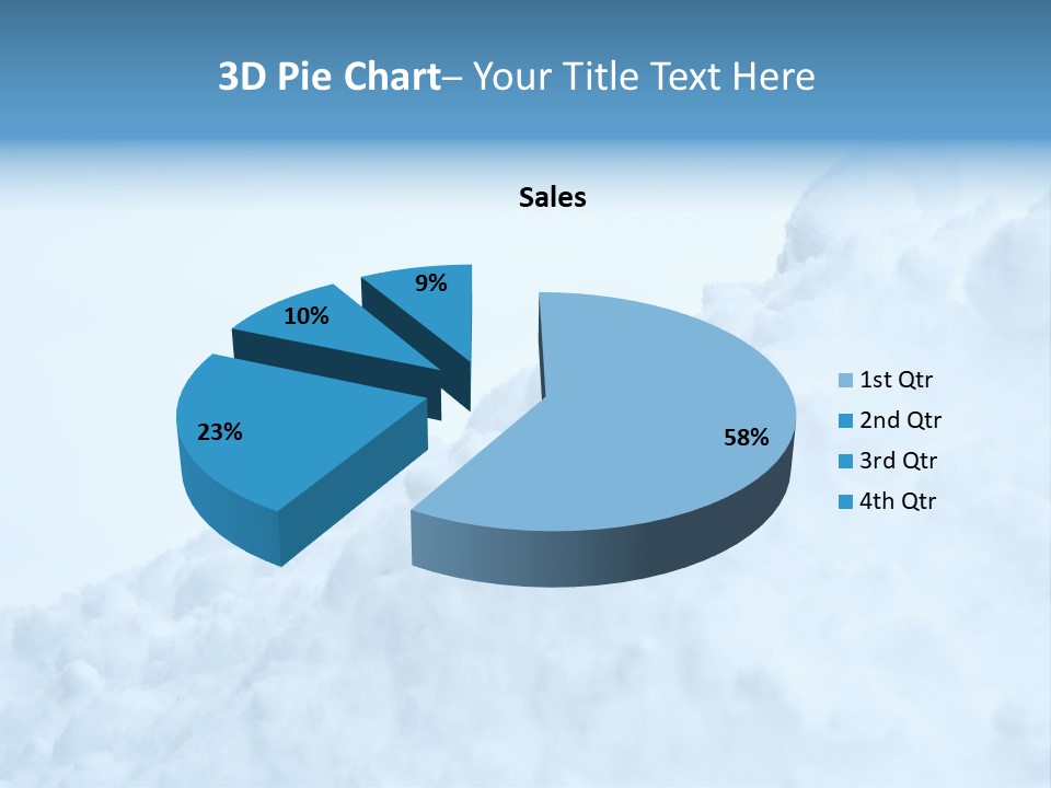 Pile Of Snow PowerPoint Template