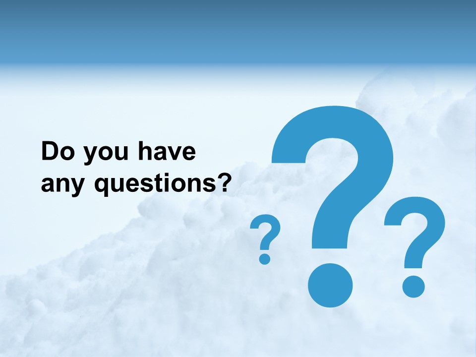 Pile Of Snow PowerPoint Template