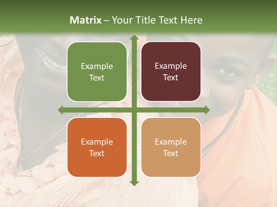 Mother And Son PowerPoint Template