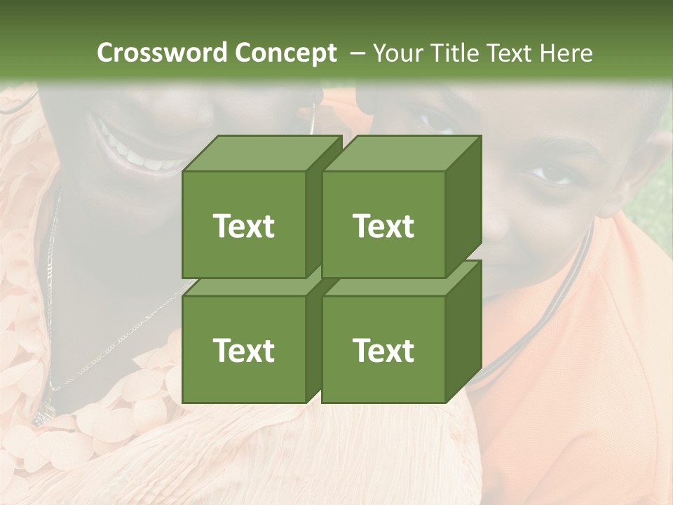 Mother And Son PowerPoint Template