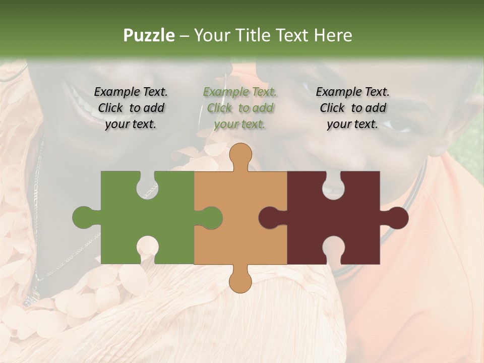 Mother And Son PowerPoint Template