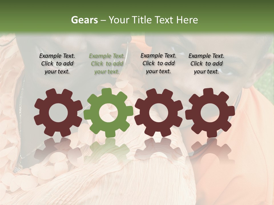 Mother And Son PowerPoint Template