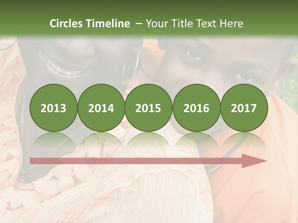 Mother And Son PowerPoint Template