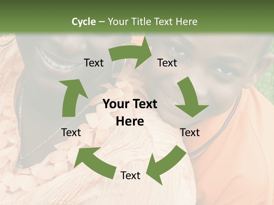 Mother And Son PowerPoint Template