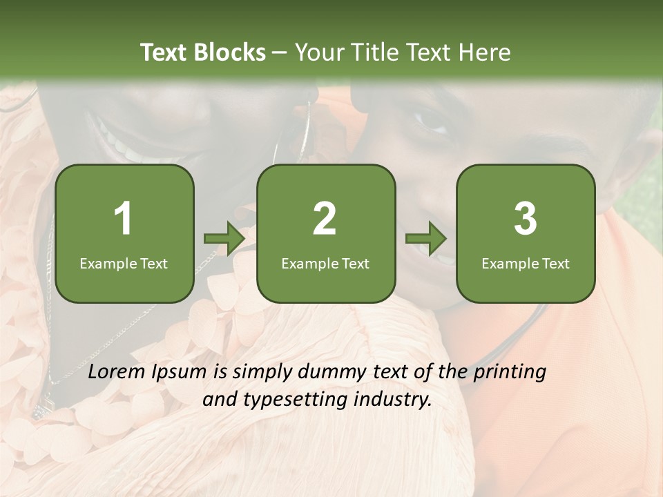 Mother And Son PowerPoint Template