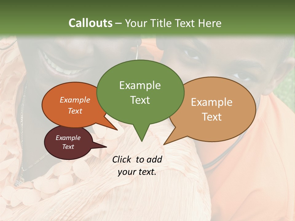 Mother And Son PowerPoint Template