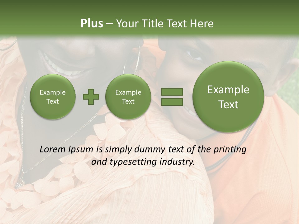 Mother And Son PowerPoint Template
