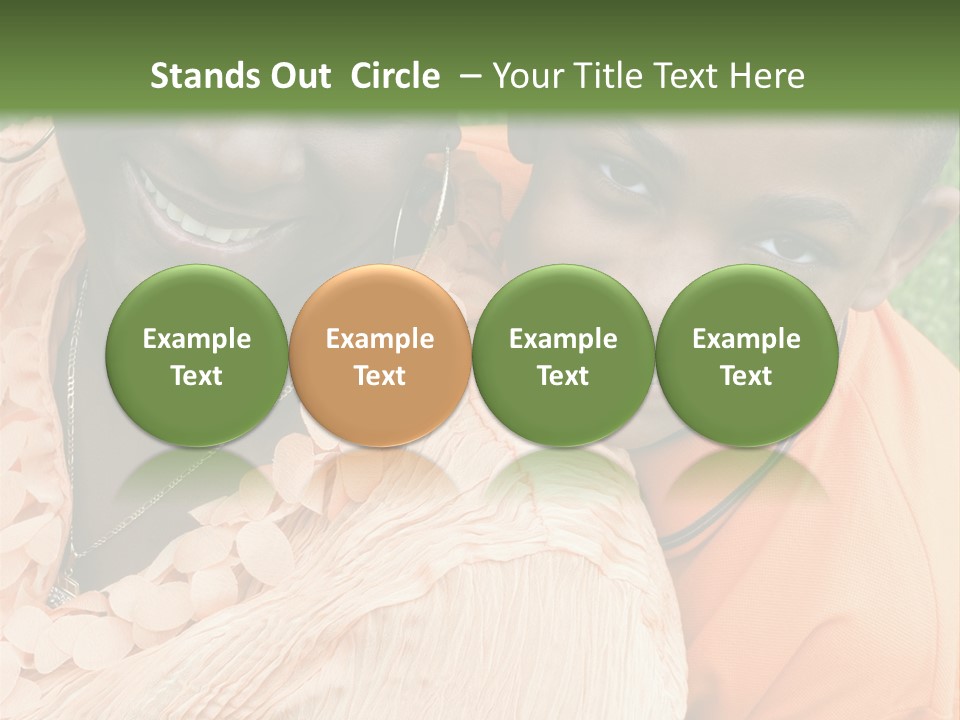 Mother And Son PowerPoint Template