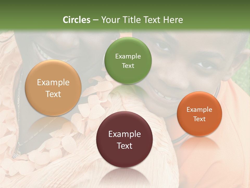 Mother And Son PowerPoint Template