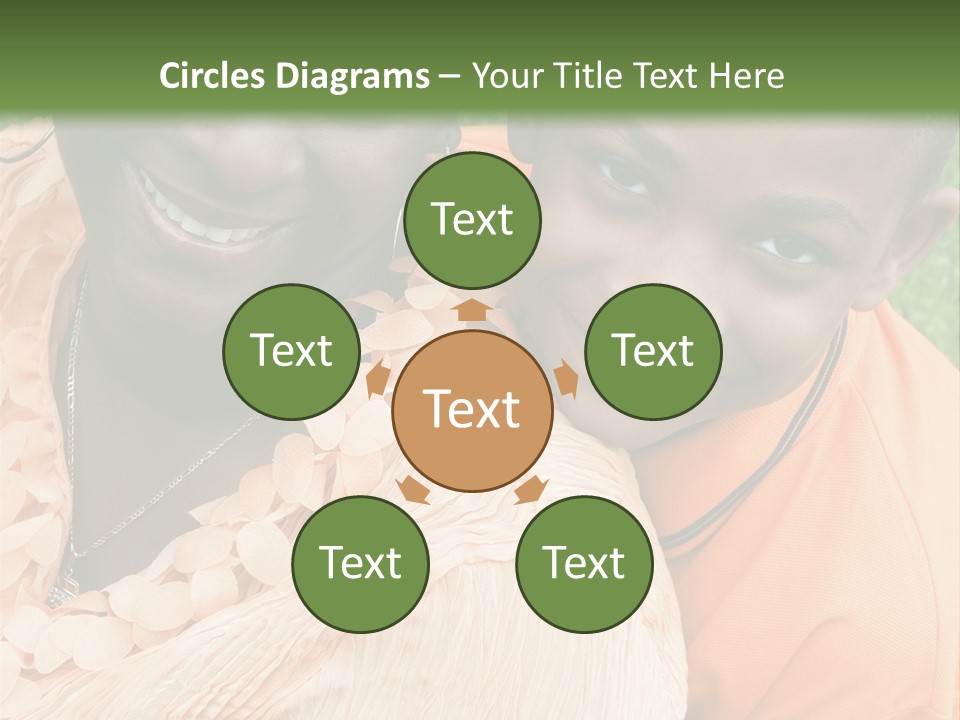 Mother And Son PowerPoint Template