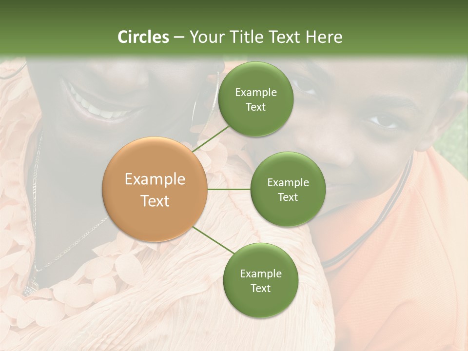 Mother And Son PowerPoint Template