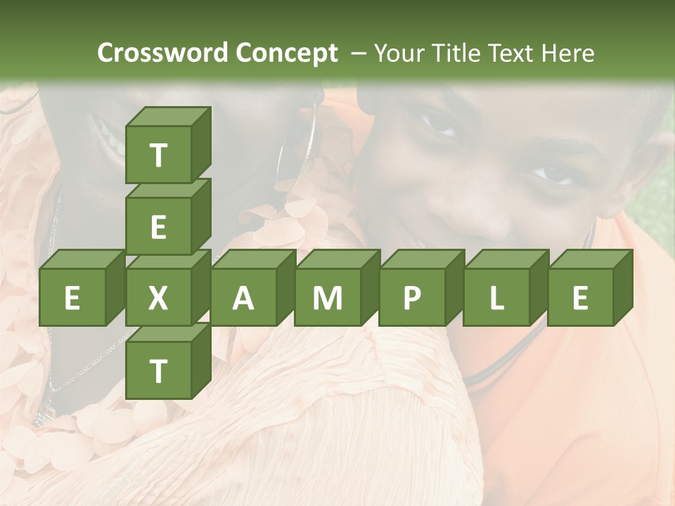 Mother And Son PowerPoint Template