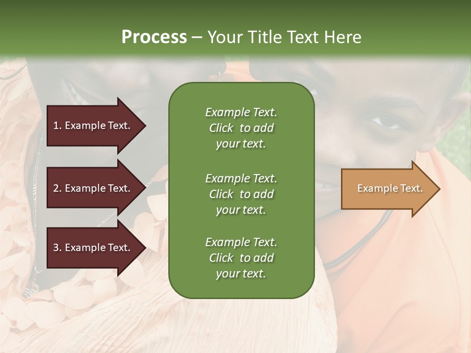 Mother And Son PowerPoint Template