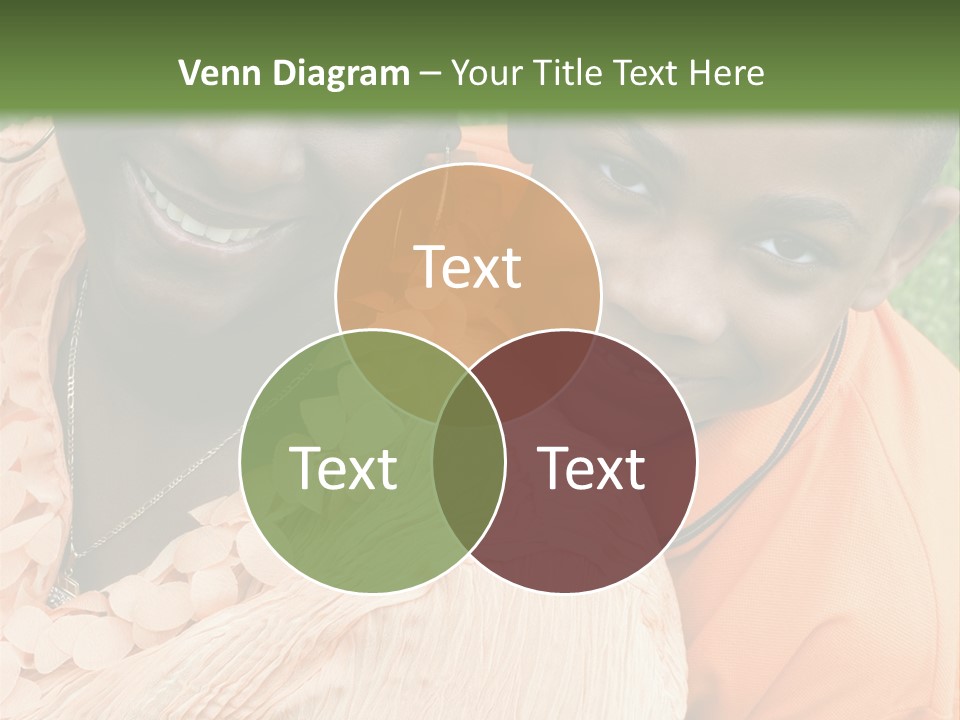 Mother And Son PowerPoint Template