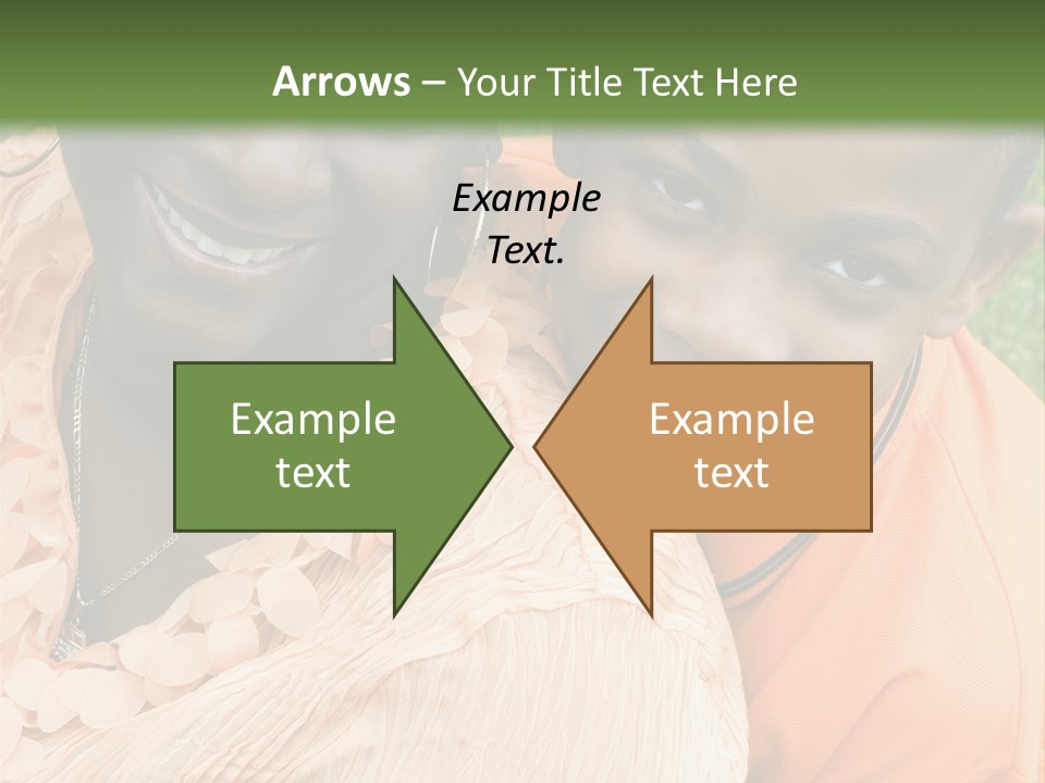 Mother And Son PowerPoint Template