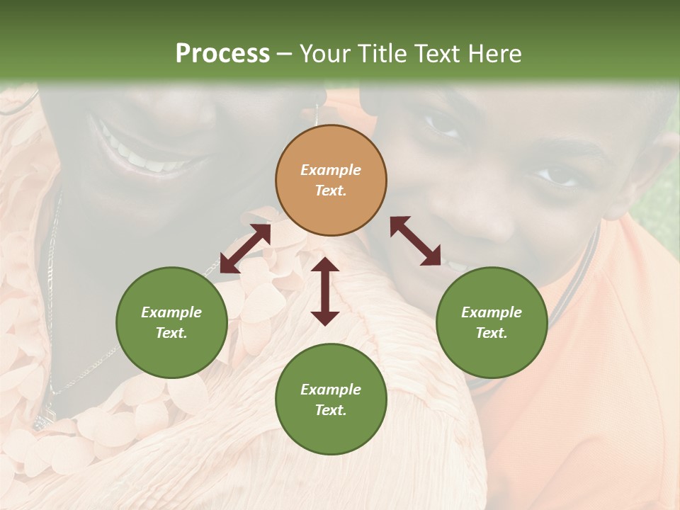 Mother And Son PowerPoint Template