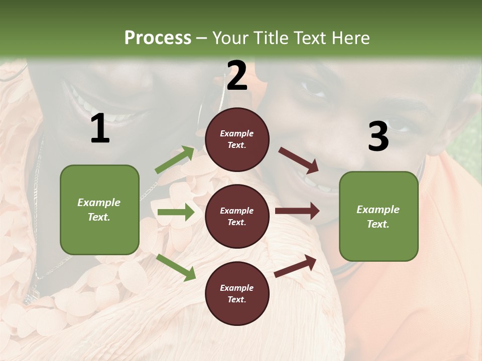 Mother And Son PowerPoint Template