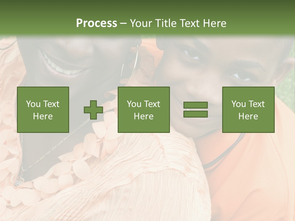 Mother And Son PowerPoint Template