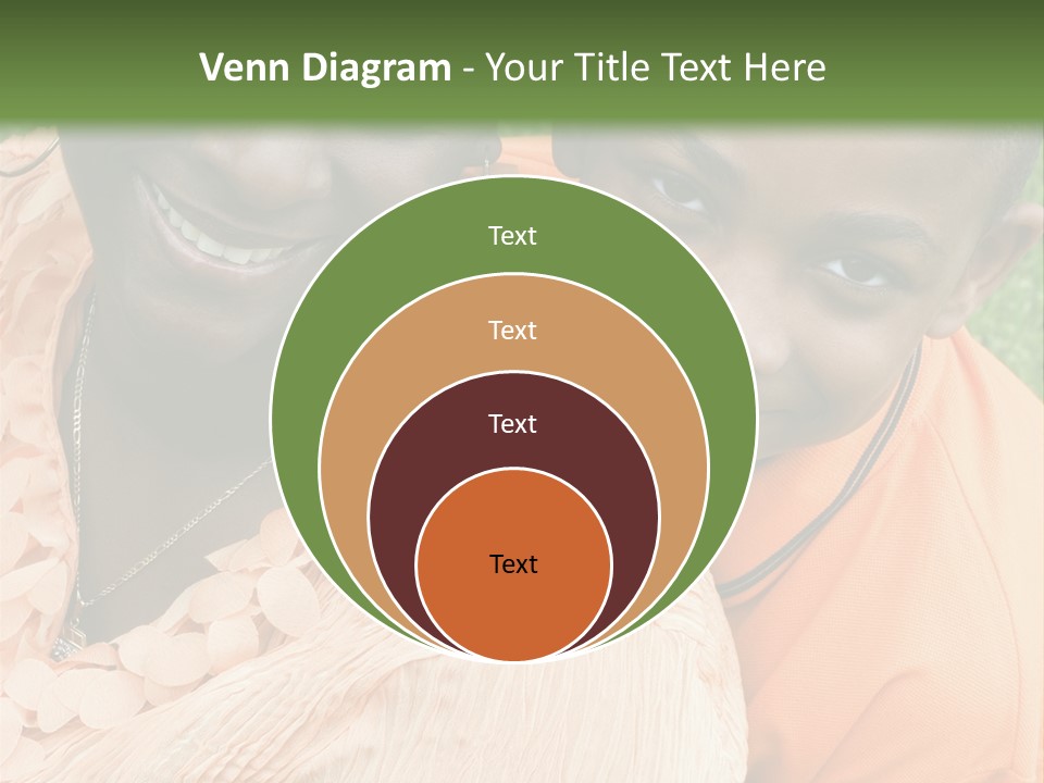 Mother And Son PowerPoint Template