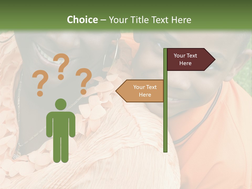 Mother And Son PowerPoint Template