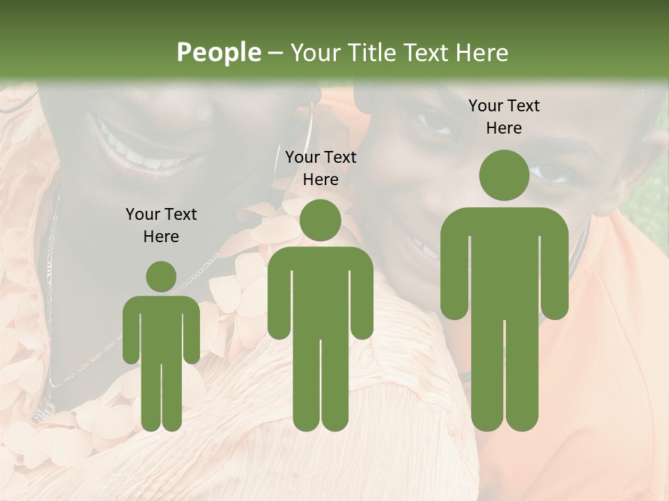 Mother And Son PowerPoint Template