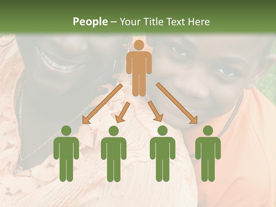 Mother And Son PowerPoint Template