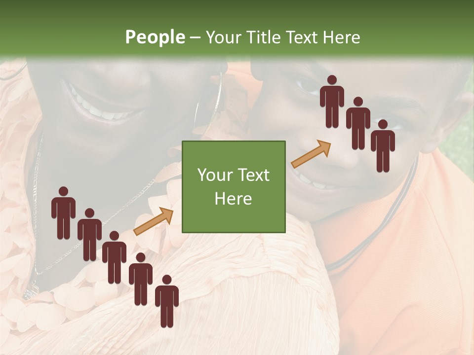 Mother And Son PowerPoint Template