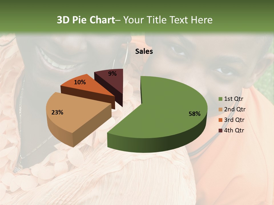 Mother And Son PowerPoint Template