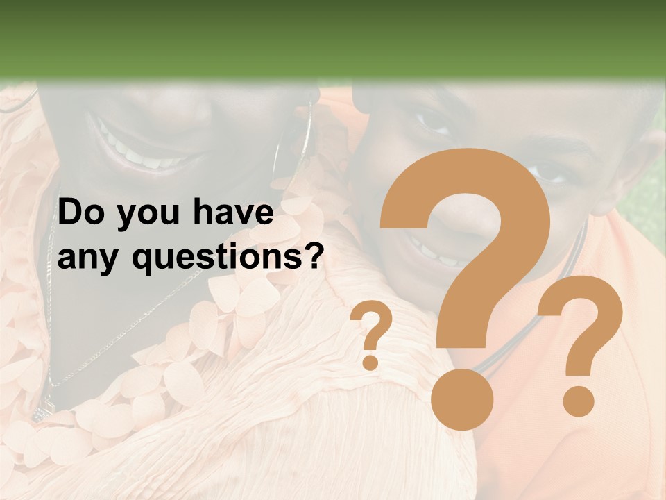 Mother And Son PowerPoint Template