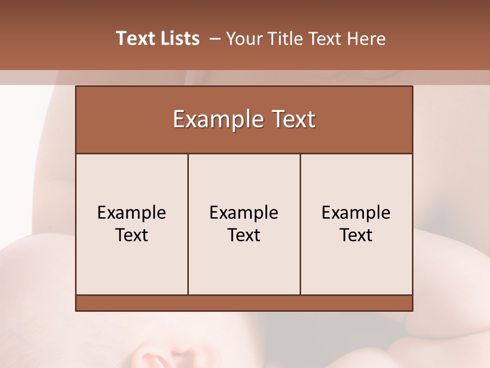 Breastfeeding. Mother Feeding Six Month Baby. PowerPoint Template