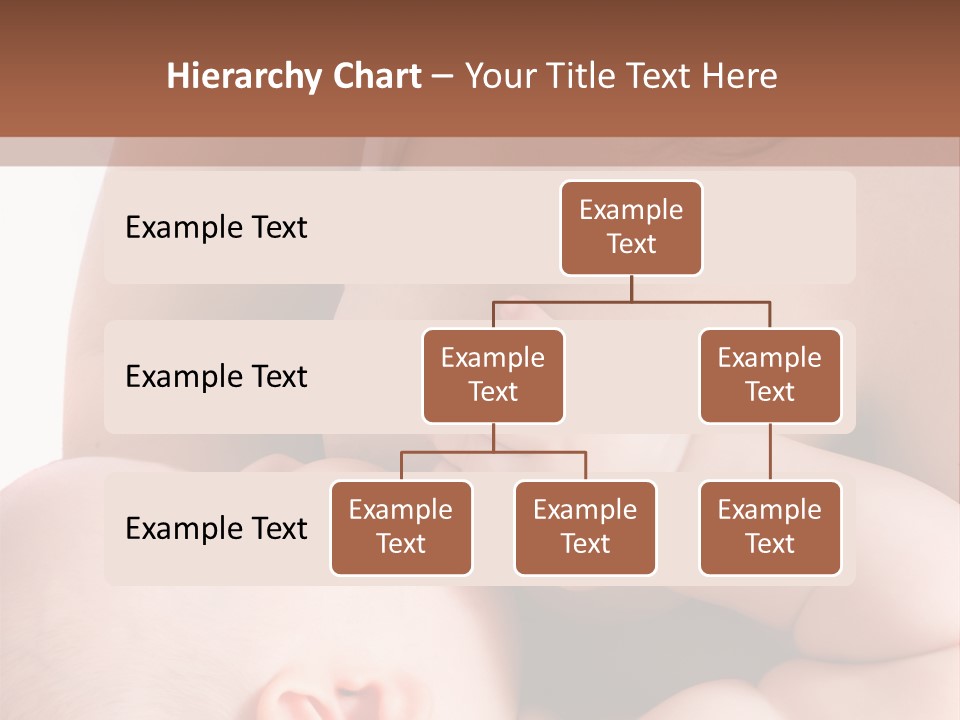 Breastfeeding. Mother Feeding Six Month Baby. PowerPoint Template