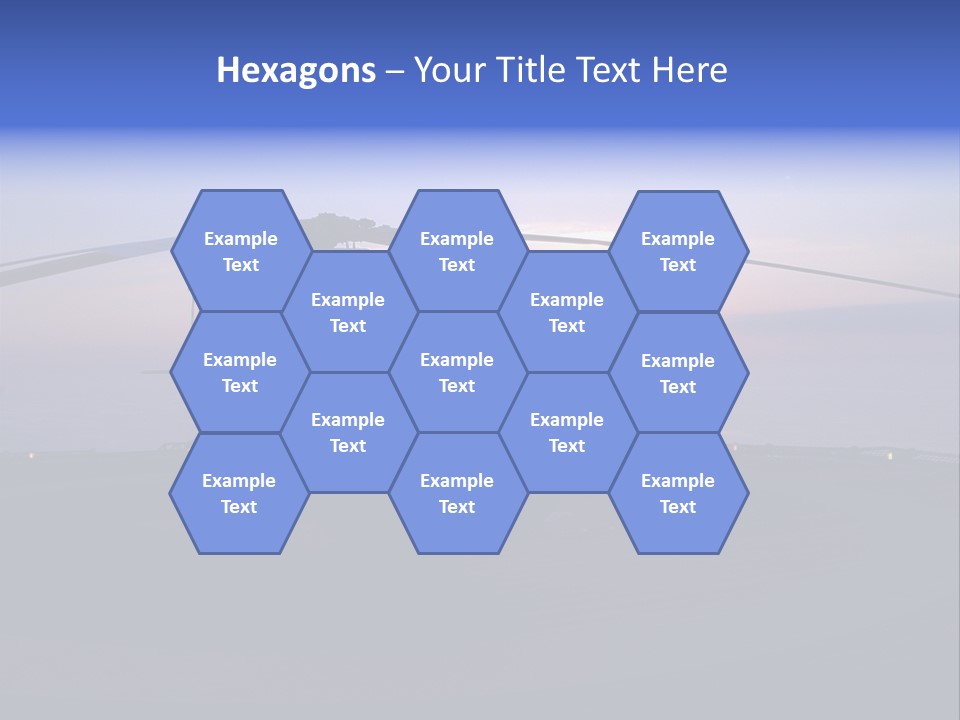Helicopter Chopper Aircraft Plane Flight Helipad Helideck PowerPoint Template