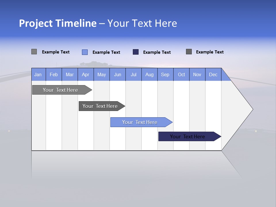 Helicopter Chopper Aircraft Plane Flight Helipad Helideck PowerPoint Template