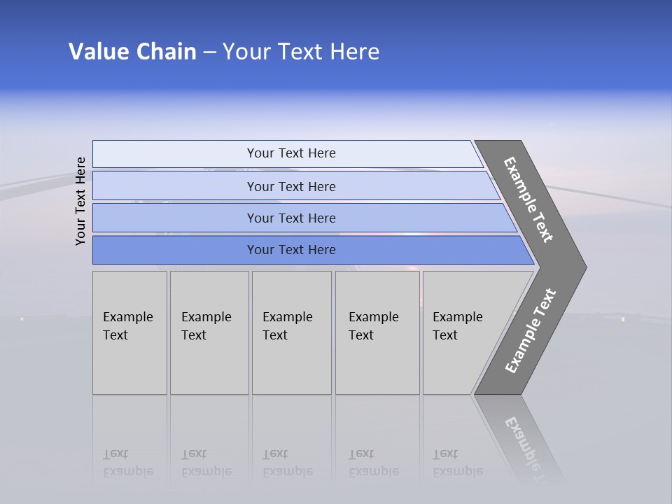 Helicopter Chopper Aircraft Plane Flight Helipad Helideck PowerPoint Template