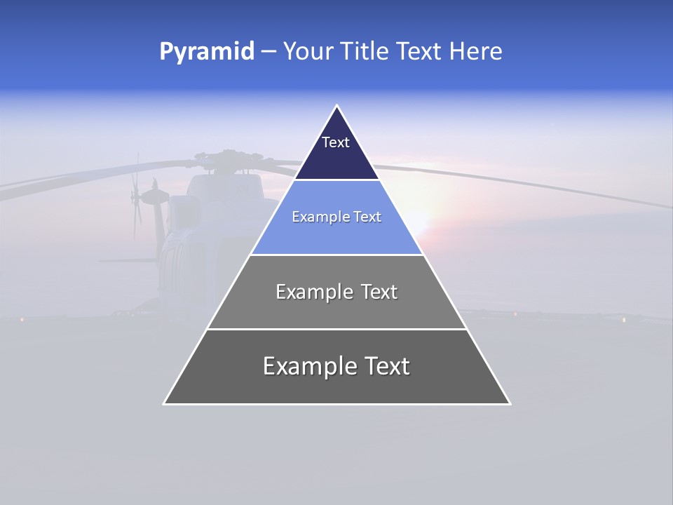 Helicopter Chopper Aircraft Plane Flight Helipad Helideck PowerPoint Template