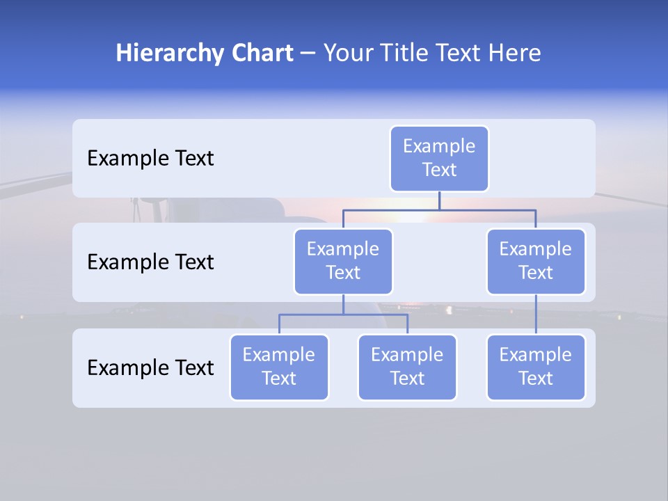 Helicopter Chopper Aircraft Plane Flight Helipad Helideck PowerPoint Template