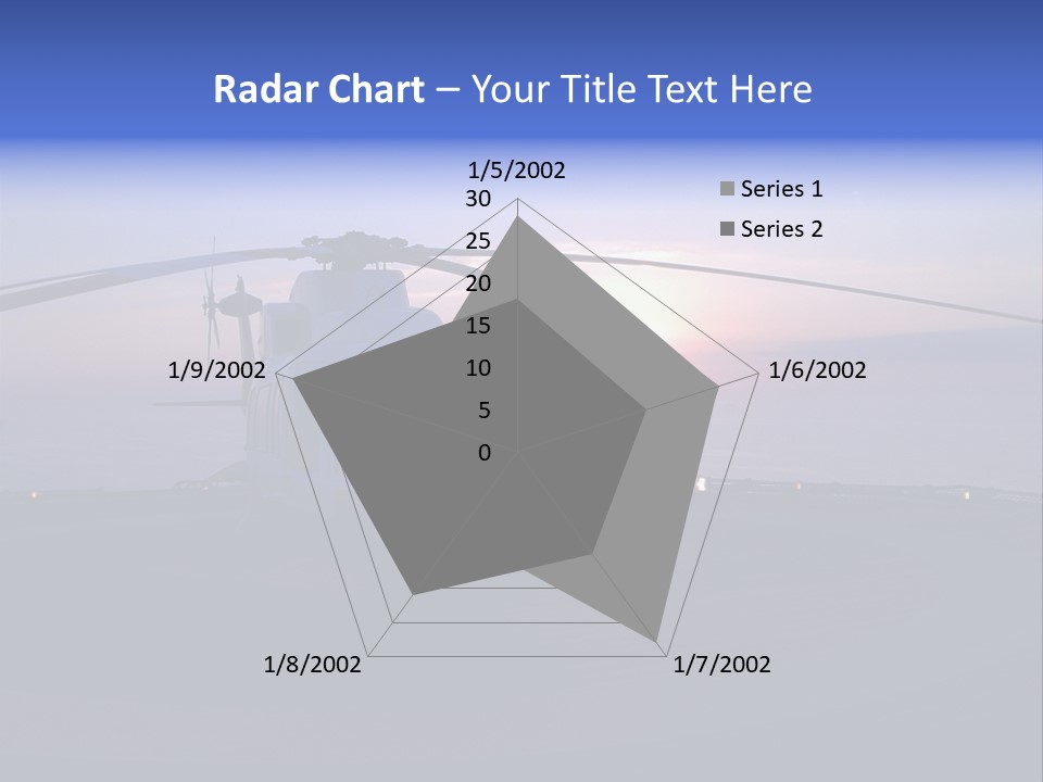 Helicopter Chopper Aircraft Plane Flight Helipad Helideck PowerPoint Template