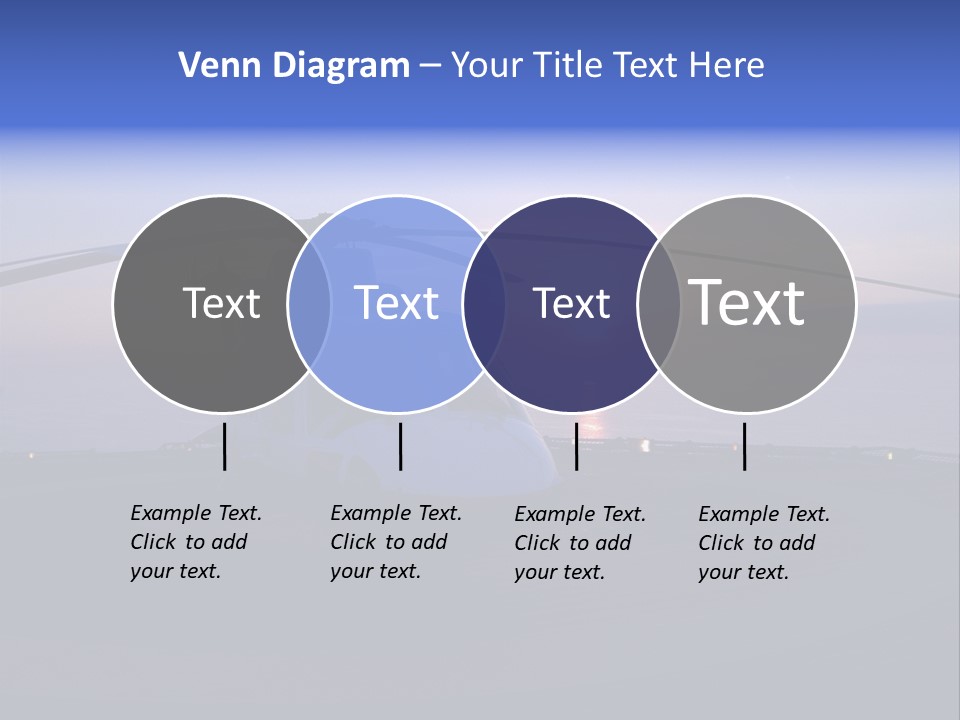 Helicopter Chopper Aircraft Plane Flight Helipad Helideck PowerPoint Template