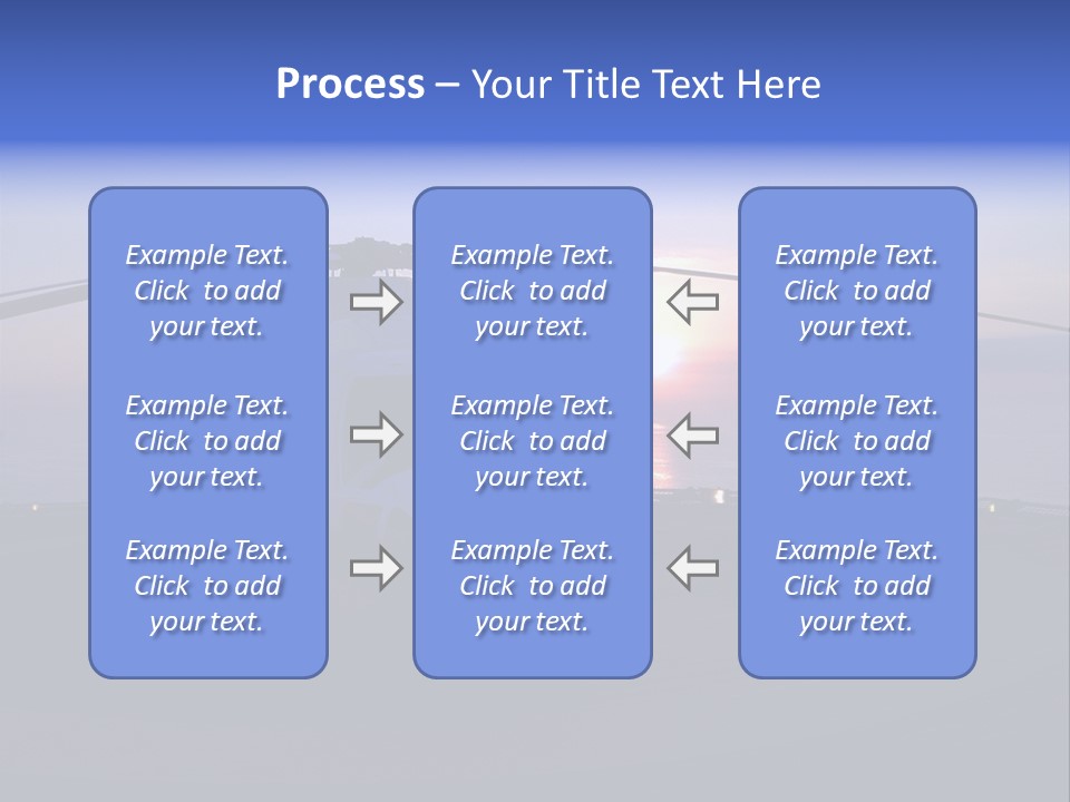 Helicopter Chopper Aircraft Plane Flight Helipad Helideck PowerPoint Template