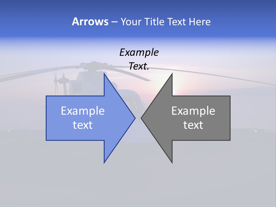 Helicopter Chopper Aircraft Plane Flight Helipad Helideck PowerPoint Template