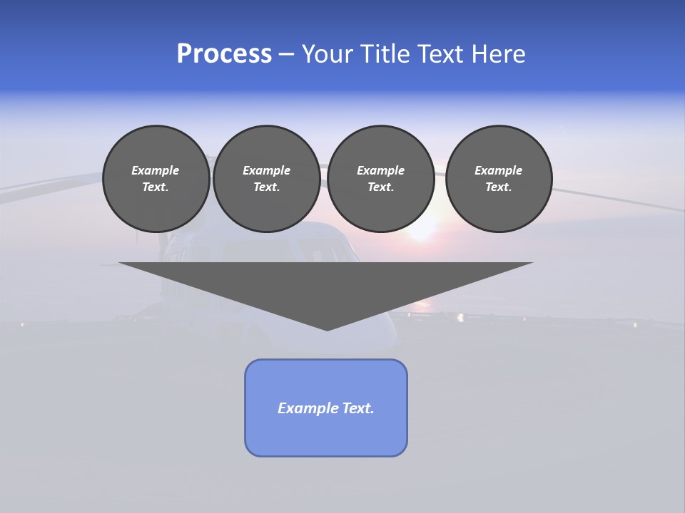 Helicopter Chopper Aircraft Plane Flight Helipad Helideck PowerPoint Template