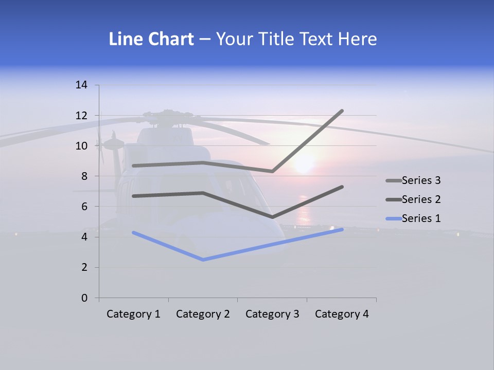 Helicopter Chopper Aircraft Plane Flight Helipad Helideck PowerPoint Template