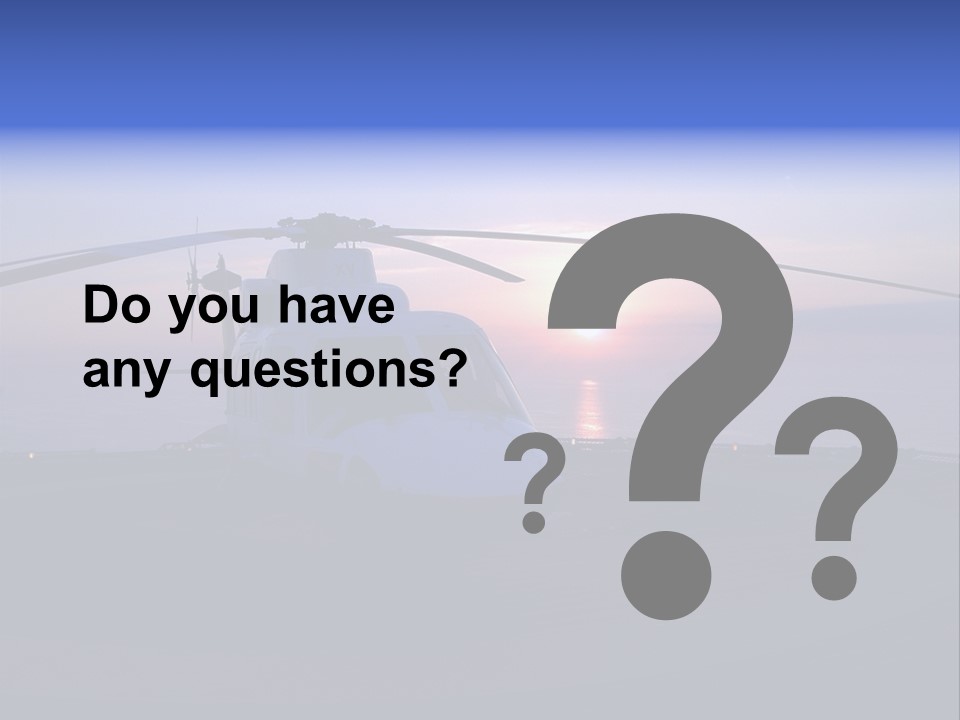 Helicopter Chopper Aircraft Plane Flight Helipad Helideck PowerPoint Template