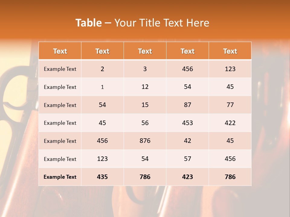 Rifles PowerPoint Template